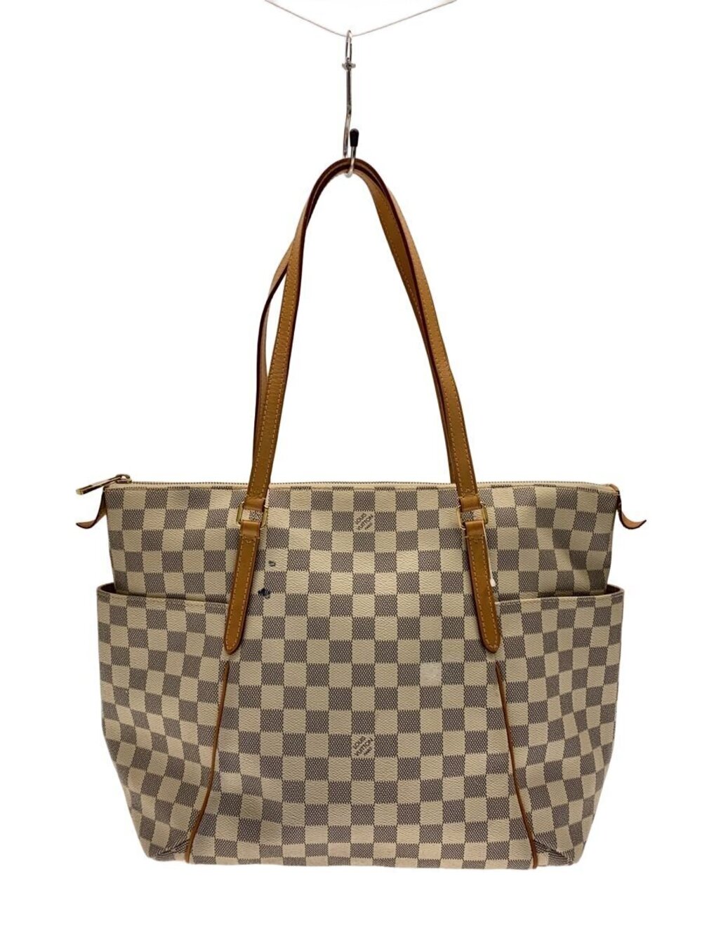 LOUIS VUITTON Totally Damier Azur White